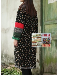 Manteau coton matelassé patchwork scrapbooking tissus trady boho artisan 2