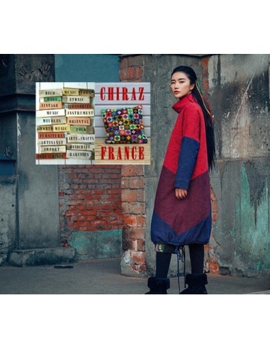 Tunique matelassée patchwork coupe trapèze bourgeon LIN boho ethnique folk XL Tunique matelassée patchwork coupe trapèze bourgeon LIN boho ethnique folk XL