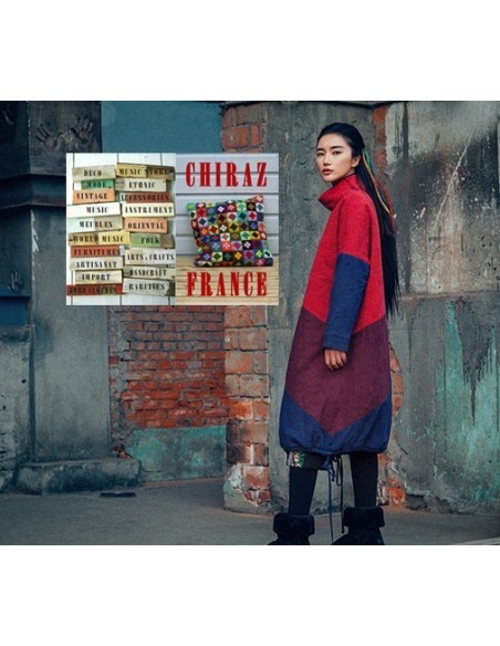 Tunique matelassée patchwork coupe trapèze bourgeon LIN boho ethnique folk XL Tunique matelassée patchwork coupe trapèze bourgeon LIN boho ethnique folk XL