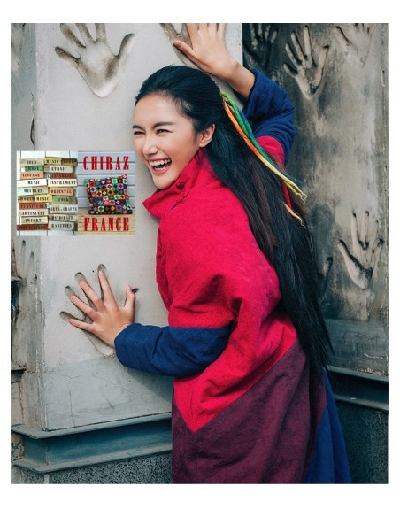 Tunique matelassée patchwork coupe trapèze bourgeon LIN boho ethnique folk XL Tunique matelassée patchwork coupe trapèze bourgeon LIN boho ethnique folk XL