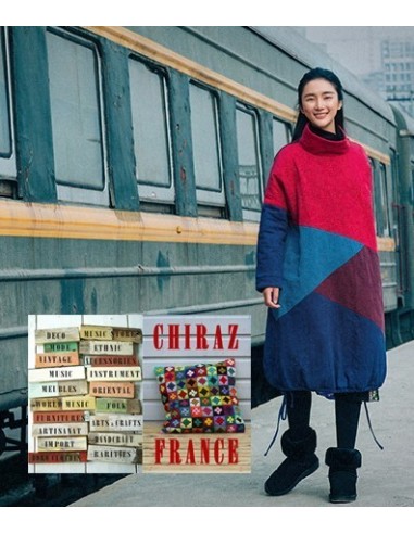 Tunique matelassée patchwork coupe trapèze bourgeon LIN boho ethnique folk XL Tunique matelassée patchwork coupe trapèze bourgeon LIN boho ethnique folk XL