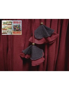 Jupe à volants déstructurée longue et large crépon coton ample boho gipsy ethnique folk 2