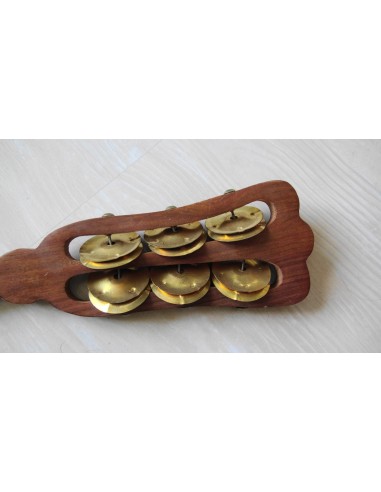 Manche à cymbales bois rouge