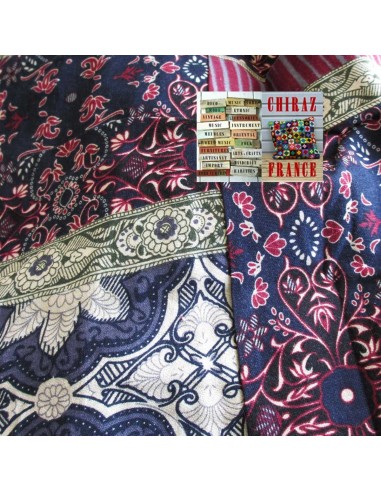 Pantalon large sarouel motifs ethniques colorés coton oversize XL boho ethnique folk  Pantalon large sarouel motifs ethniques colorés coton oversize XL boho ethnique folk