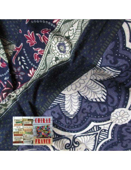 Pantalon large sarouel motifs ethniques colorés coton oversize XL boho ethnique folk  Pantalon large sarouel motifs ethniques colorés coton oversize XL boho ethnique folk