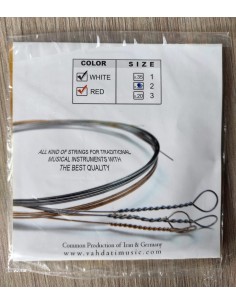 SET CORDES TAR RED & WHITE  luthier STRINGS N° 35, 22, 20 NEUF 2