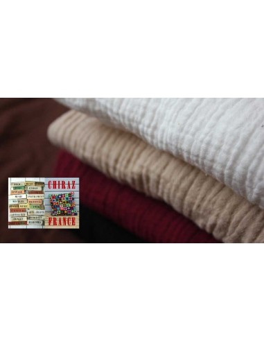 Tunique top coton double épaisseur gaufré oversize manches longues 38 - 46 boho Tunique top coton double épaisseur gaufré oversize manches longues 38 - 46 boho