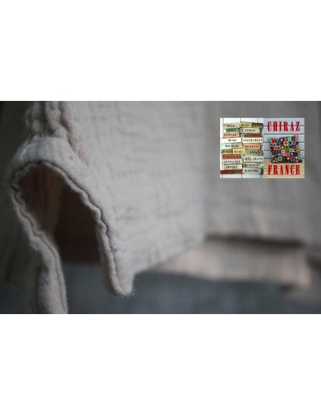 Tunique top coton double épaisseur gaufré oversize manches longues 38 - 46 boho Tunique top coton double épaisseur gaufré oversize manches longues 38 - 46 boho