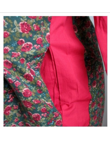 Tunique kaftan 2 pans boutons pankou raglan liberty 
