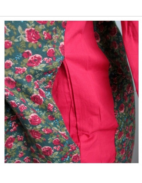 Tunique kaftan 2 pans boutons pankou raglan liberty 
